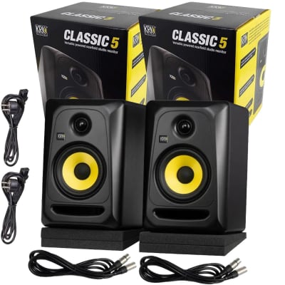 KRK Classic 5 Studio Monitor Pack Bundle image 1