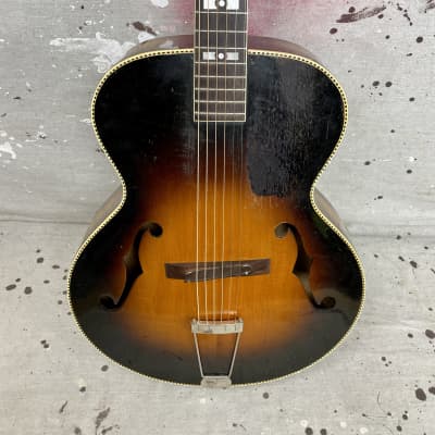 1930's Recording King by Gibson M5 Archtop Acoustic Guitar Vintage c~ 1938-1941 image 5