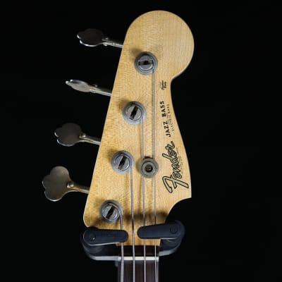 Fender Custom Shop Jaco Pastorius Relic Fretless Jazz Bass Guitar 3-Color Sunburst image 9