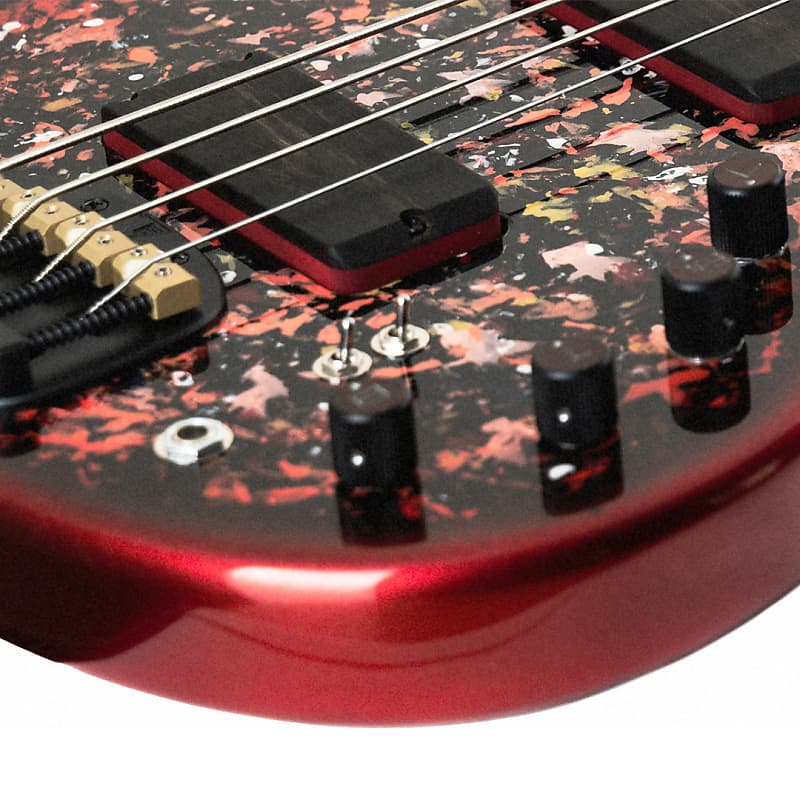 Valiant Guitars TNT Bass-4 Wild Flowers | Reverb UK