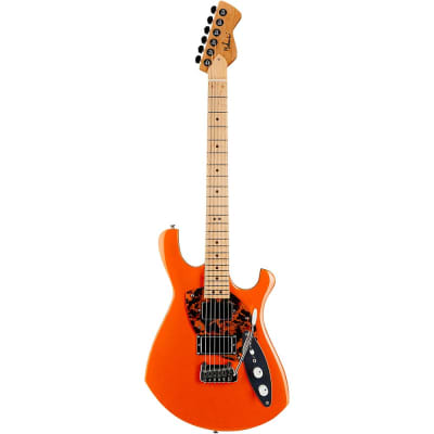 Malinoski Cosmic Electric Guitar Orange image 3