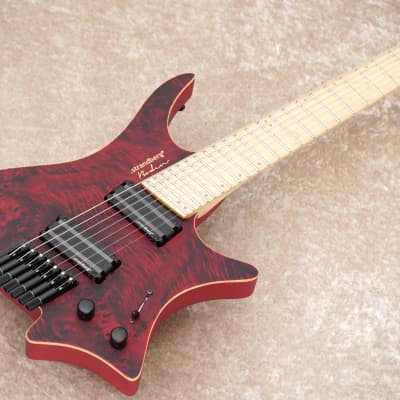 Strandberg Boden J7 Standard Poplar Burl Top -Deep Red