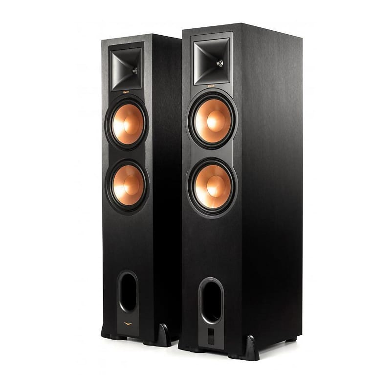 Klipsch Reference R-28PF Powered Floorstanding Speakers, 520W Peak