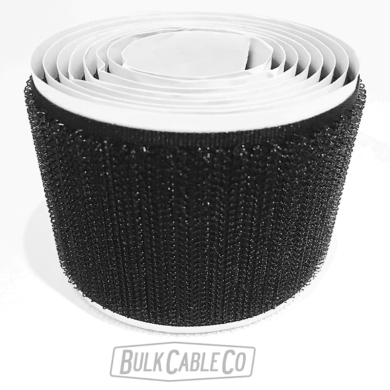 Wholesale Black White Self-Adhesive Fastener Tape Velcro Hook and