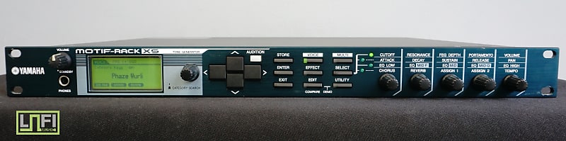 Yamaha Motif-Rack XS Tone Generator 1U Synthesiser Module W/ MIDI Effects &  More