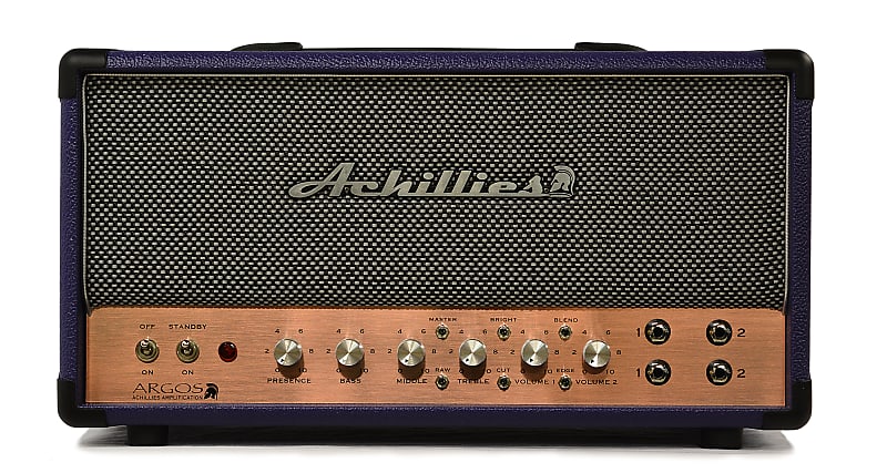 Achillies Argos 50w Head Hand Wired Amp - Purple Bronco Copper image 1