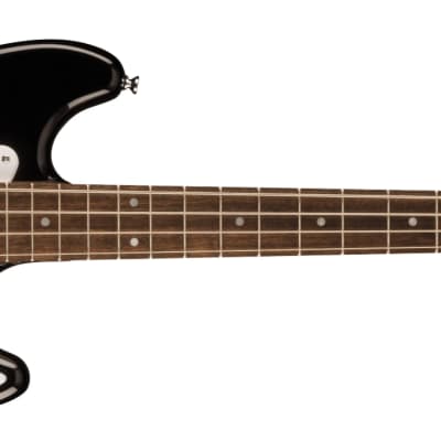 SQUIER - FSR Squier Sonic Bronco Bass Maple Fingerboard Black | Reverb