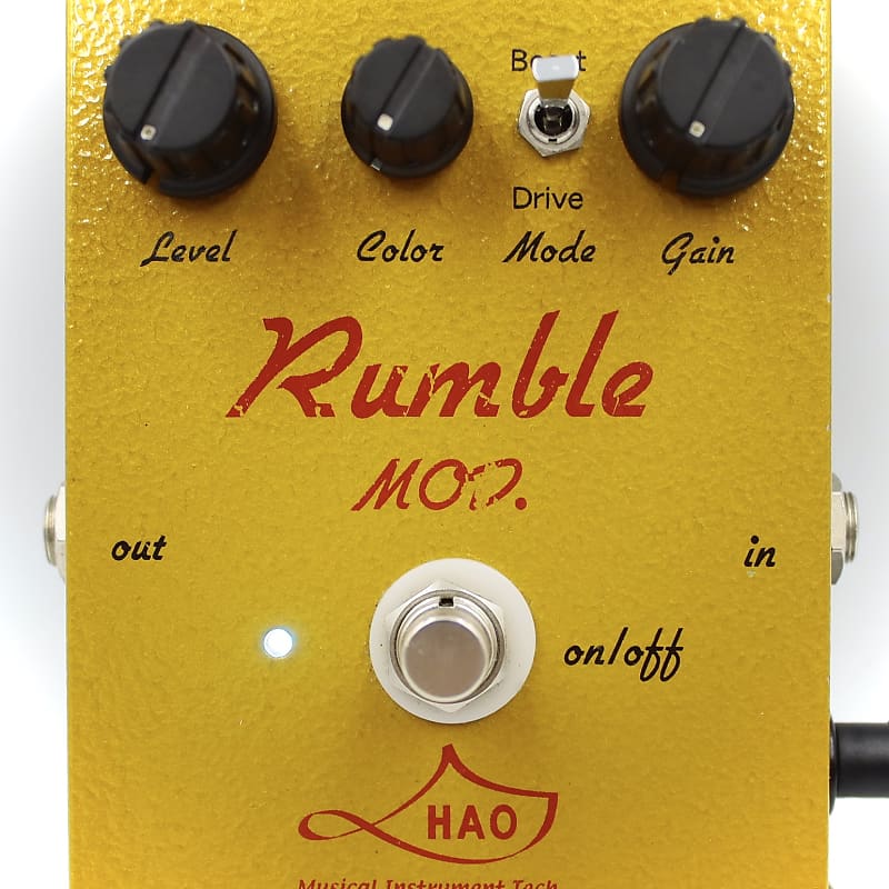 HAO Handbuilt Effects RUMBLE MOD made in Japan guitar