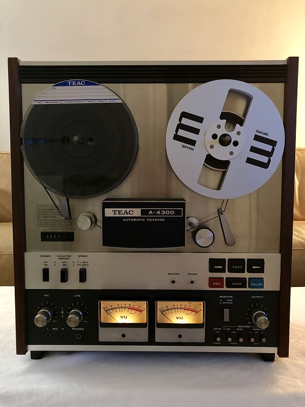 TEAC A-4300 -Auto-Reverse Stereo Reel to Reel Tape Recorder *Immaculate and  Just Serviced Condition!