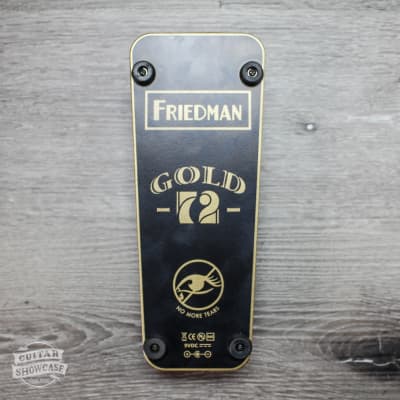 Friedman Gold-72 Wah Black image 4