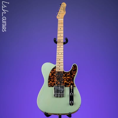 2011 DeTemple Guitars Spirit Series Tele Seafoam Green image 2