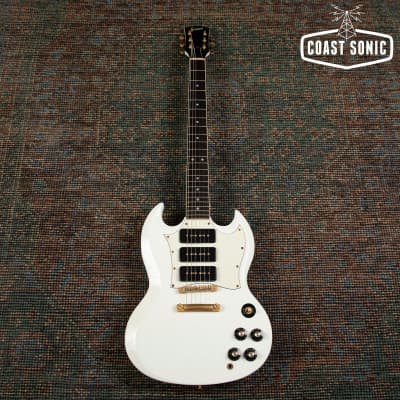 1990 Greco SS-70S 3 Pickup P90 SG Made in Japan image 2