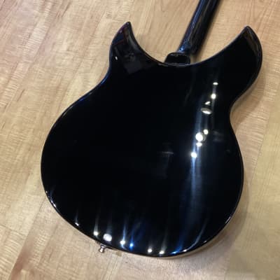 Rickenbacker 330/12 JetGlo 12-String 24-Fret Electric Guitar Black image 2