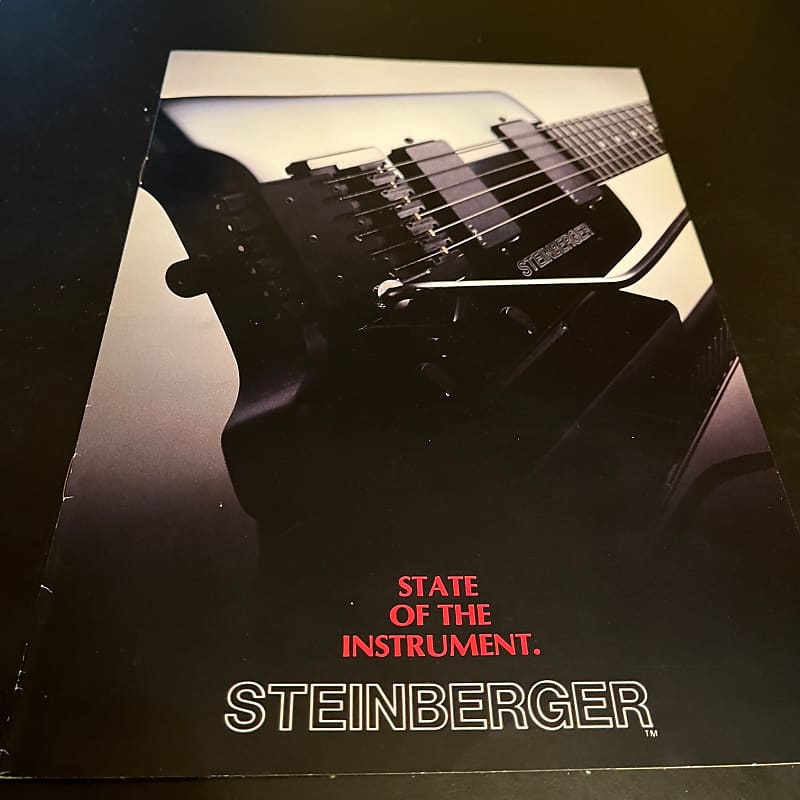 Steinberger Catalogue 1986 Reverb
