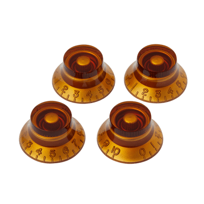 Gibson PRHK-030 Amber Top Hat Knobs image 1