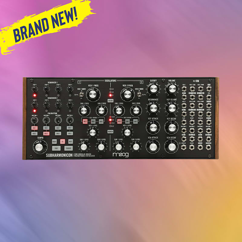 Moog Subharmonicon Semi-Modular Polyrhythmic Analog | Reverb