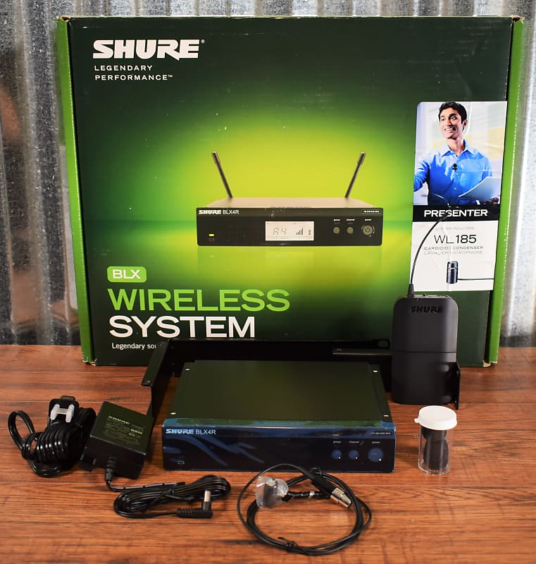 Shure BLX14R-W85-J10 Wireless Rack-mount Presenter System with WL185 Lavalier Microphone Demo image 1