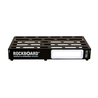 RockBoard TRES 3.0 C 17"x9" Guitar Effects Pedalboard with Flight Case image 2