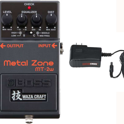 Boss Metal Zone Waza + Gator 9V Power Supply Combo for sale