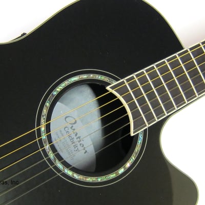 Ovation Celebrity Nylon String Acoustic Electric Classical Guitar - Black image 4
