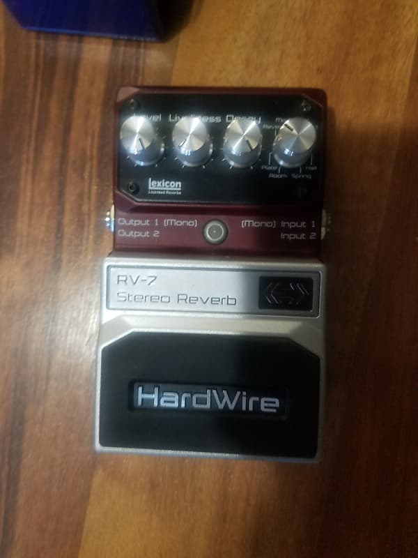 DigiTech Hardwire RV7 Stereo Reverb 2010s Purple Reverb