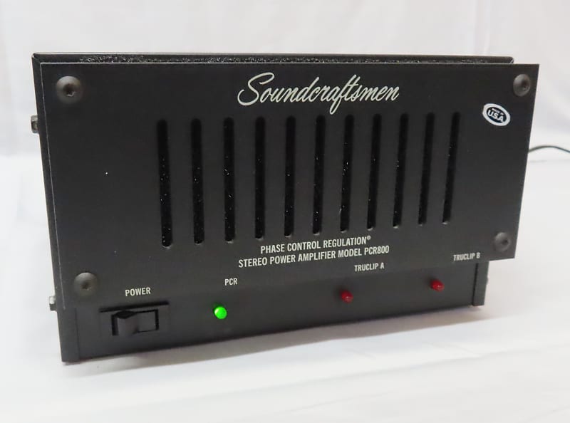 Vintage Soundcraftsmen PCR800 Stereo Power Amplifier - 205 | Reverb