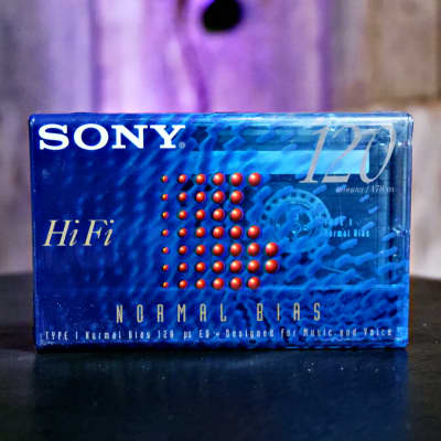Sony C120-HFB Normal Bias Type 1 120 Blank Audio Cassette Tape image 1