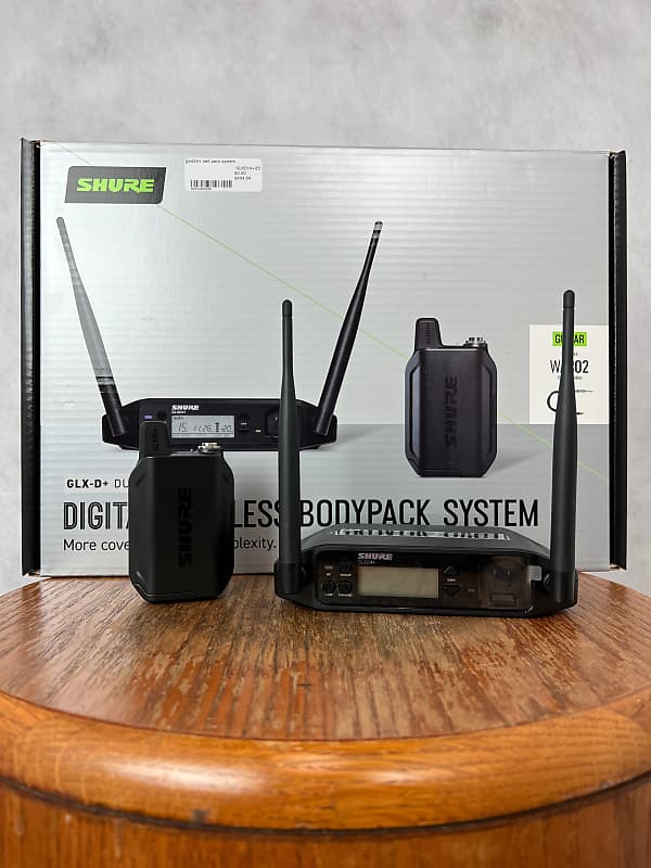 Shure GLX-D+ Dual Band Digital Wireless Bodyback System