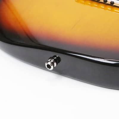 1993 Fender Stratocaster USA Deluxe Sunburst Strat American Standard Dlx Electric Guitar with Pearloid Custom Shop Pickguard Plus All Tags & OHSC image 13