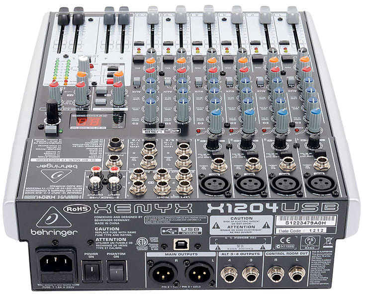 Behringer Xenyx X1204USB Mixer with USB Interface | Reverb Canada