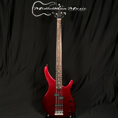 Yamaha RBX460 4-String Quilt Top Red Electric Bass Guitar