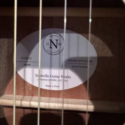 Nashville Guitar Works D10CE 2023 - Natural image 3