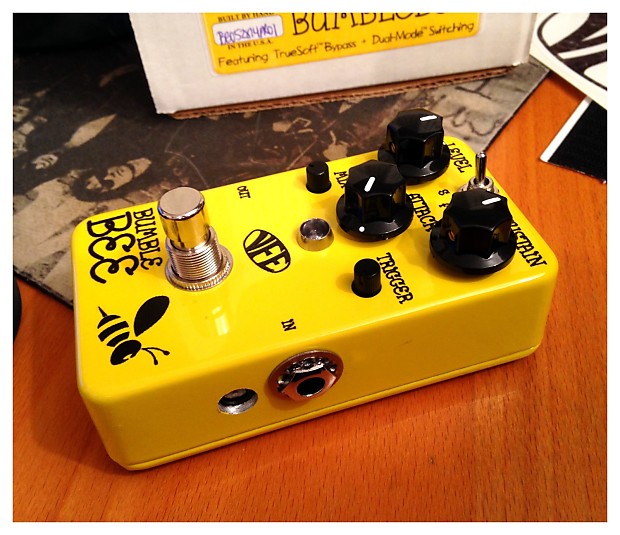 VFE Pedals Bumble Bee ギター ベース エフェクター VFE Bumble Bee - YouTube