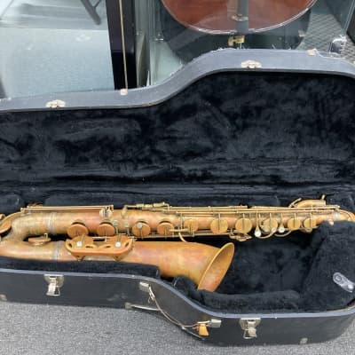 Vintage Rampone Baritone Saxophone w/ Case AS IT! image 1