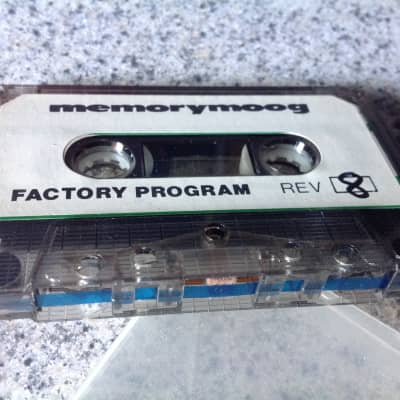 Moog Memorymoog Original Factory Program Patch Cassette 1979 image 3