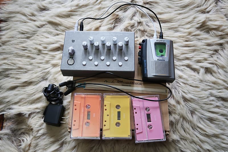 Onde Magnetique OM-1 Cassette Synthesizer with extra tape player, tapes, and pitch ribbon controller image 1