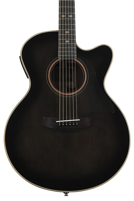Yamaha CPX1200II Acoustic-Electric Guitar - Translucent Black image 1