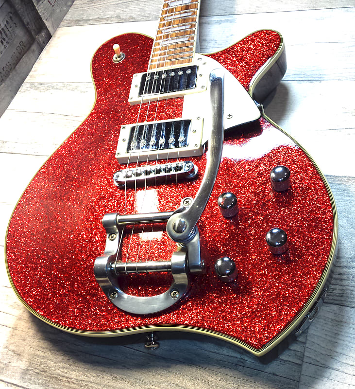 Aria Pro II M-650 Red Metal Flake | Reverb