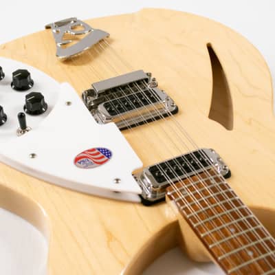 Rickenbacker 330/12 Semi-hollow 12-string Electric Guitar (DEMO) - Mapleglo image 5