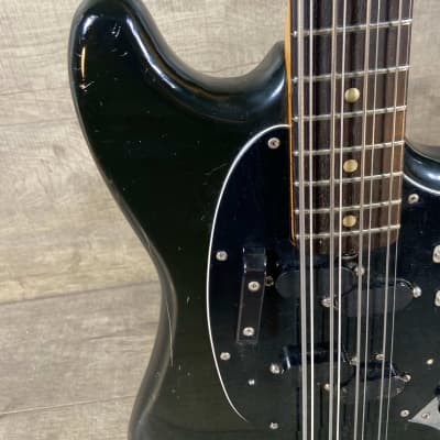 Fender Mustang 8-String Bass 1975 Black image 7