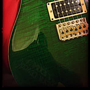 PRS CE24 with rare 3-piece Ten Top - Emerald Green image 10