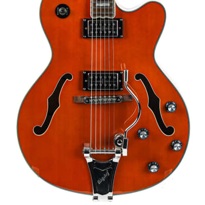 ギター Epiphone Emperor Swingster Custom Shop Epiphone Custom Shop Emperor Swingster Sunrise Orange 2013
