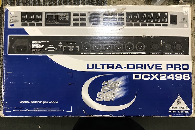 BEHRINGER ULTRA-DRIVE PRO 2496 中古 Behringer DCX2496 Ultra-Drive Loudspeaker Management System
