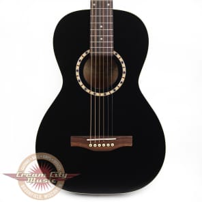 Art & Lutherie Ami Cedar Parlor Acoustic Guitar in Black image 1