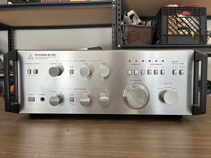 Mitsubishi DA-P20 Dual Monaural Stereo Preamp  			