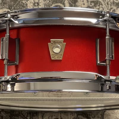 Ludwig Classic Maple 4x14” 8-Lug Snare Drum in Diablo Red LS444XXDRW05707 image 1