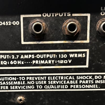 *Vintage* 1973 Kustom V-PA  -  4 Channel 130 Watt Powered Mixer image 7