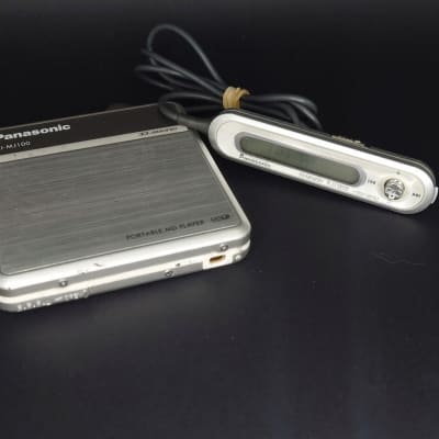 Panasonic SJ-MJ100 Portable MD Player MiniDisc mdlp silver | Reverb
