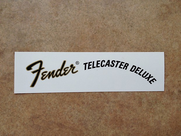 Fender telecaster best sale deluxe decal