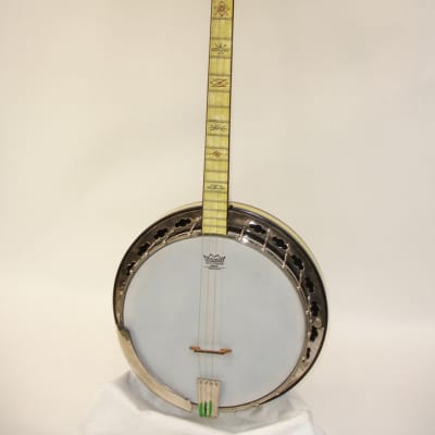 Vintage 20's May Bell Queen 4-String Tenor Banjo w/ Case image 2